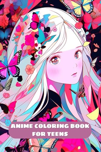 Anime Coloring Book for Teens: Trendy and Beautiful Manga Fashion Illustrations von Independently published